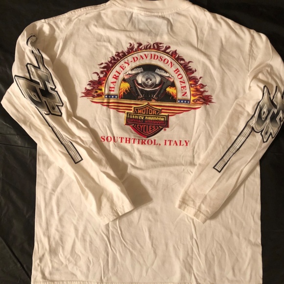 Harley-Davidson long-sleeve t-shirt  Bozen   , Italy Size M - Picture 1 of 10